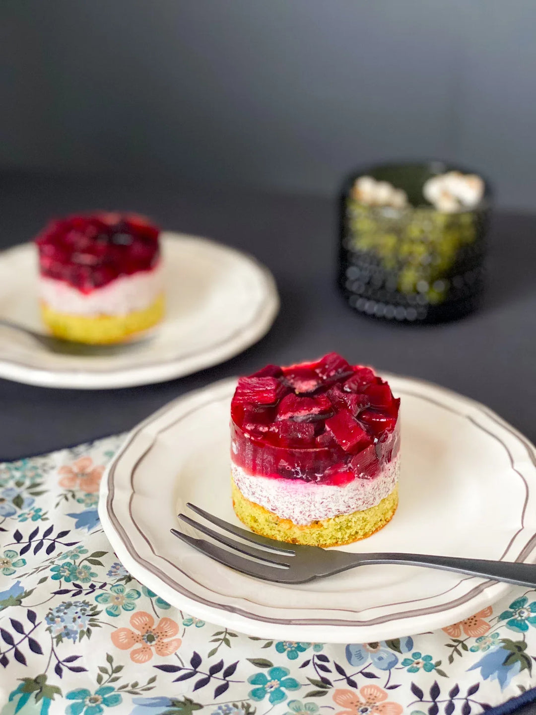 乾燥ビーツのレシピ ドライビーツゼリーの3層ケーキ