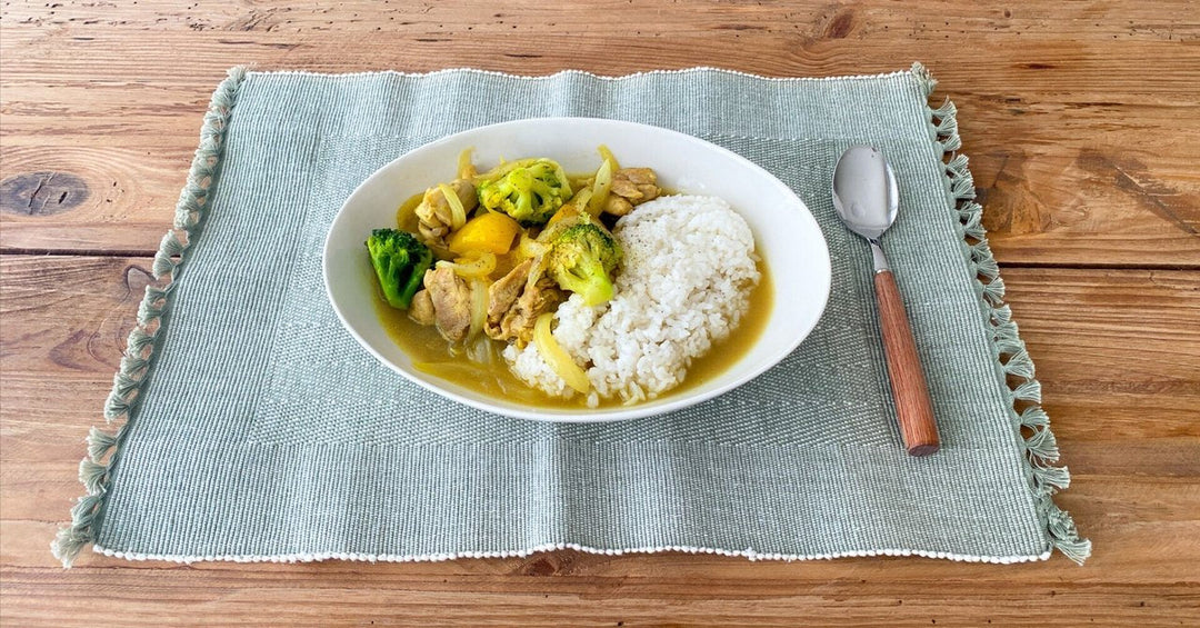 椎茸だしの和風ココナッツスープカレー