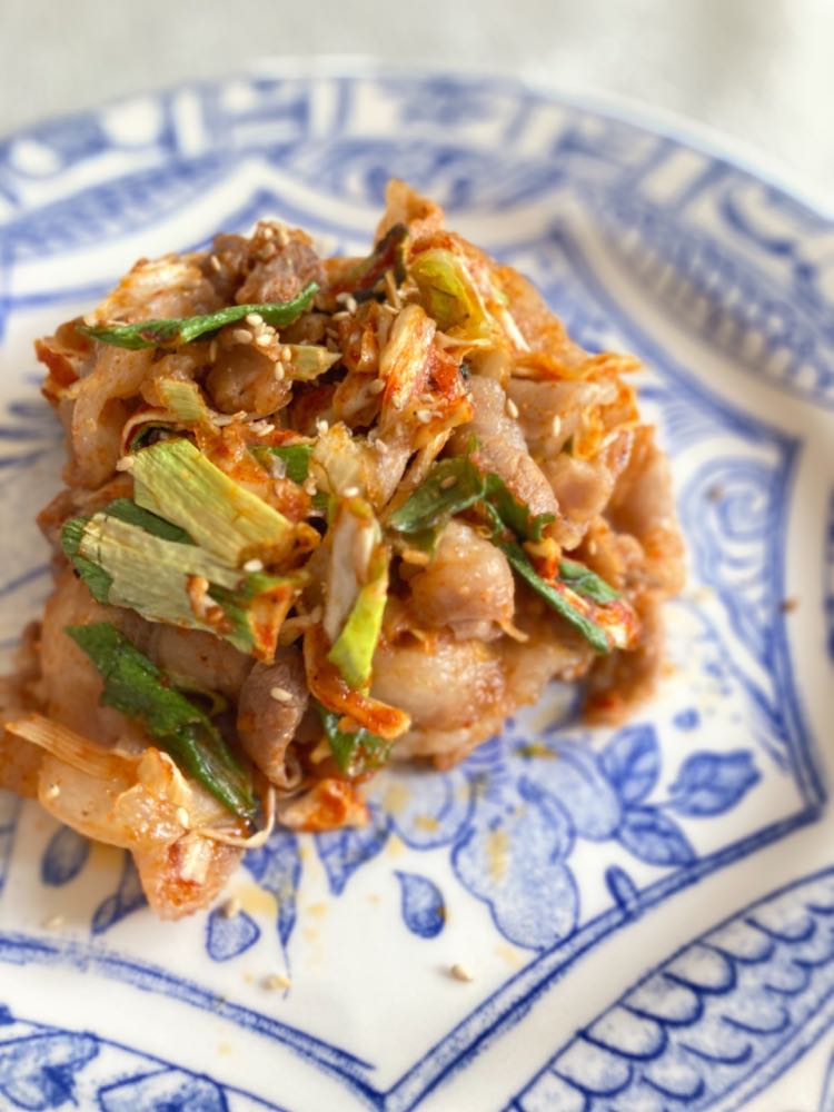 塩豚と乾燥野菜で作る即席キムチ - OYAOYA